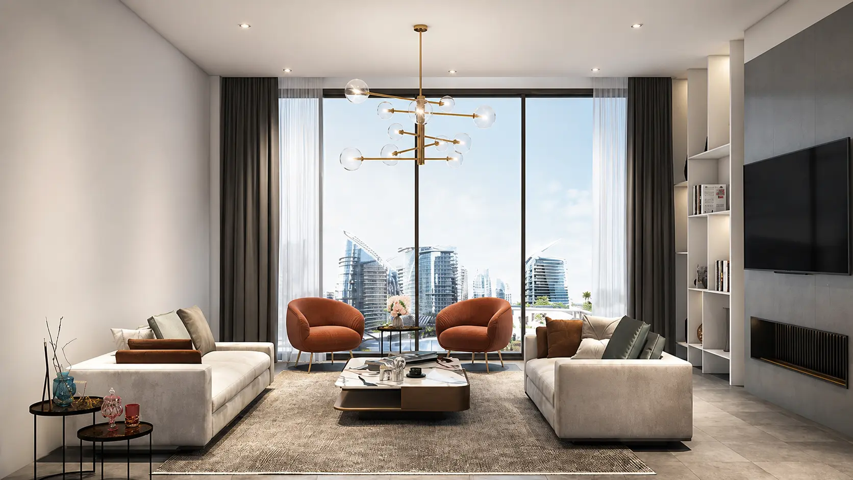 Lounge Design 2 - Architecture Visualization visualization screenshot 1